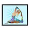 Stupell Industries Meditative Mindful Yoga Framed Floater Canvas Wall Art Design by Tim Parker